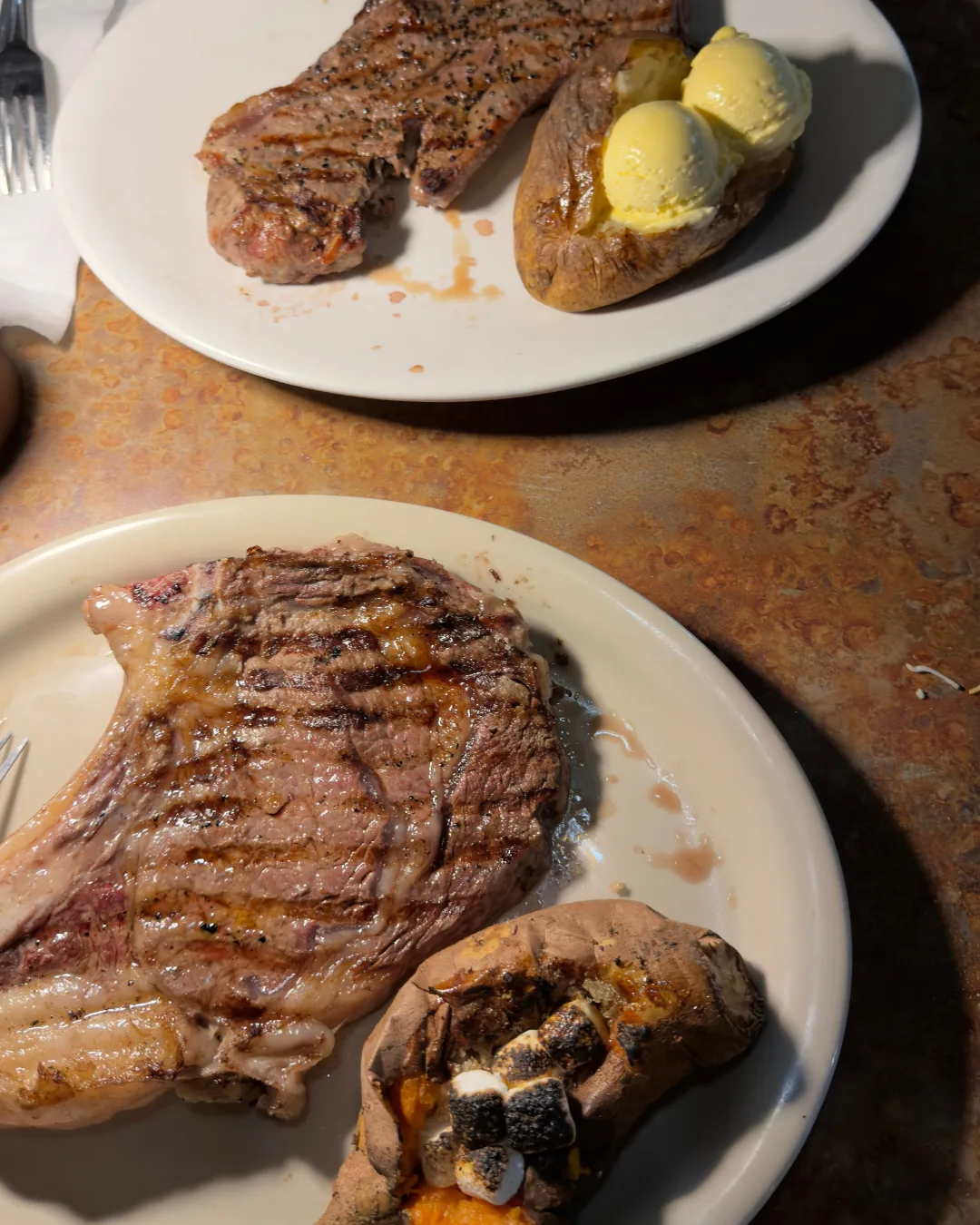 Internal business win, steak dinner.