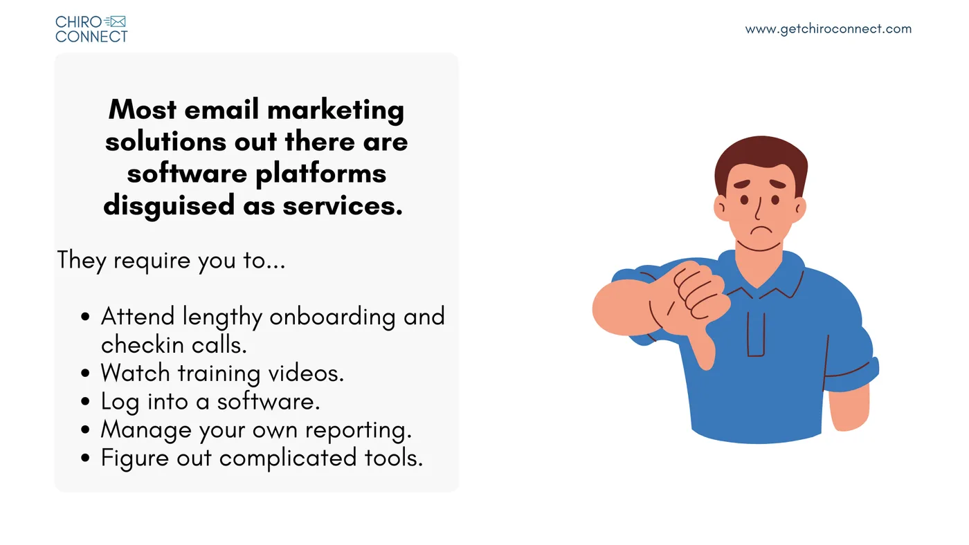 
Other DIY platforms classify themselves as SaaS, which stands for "Software as a Service."