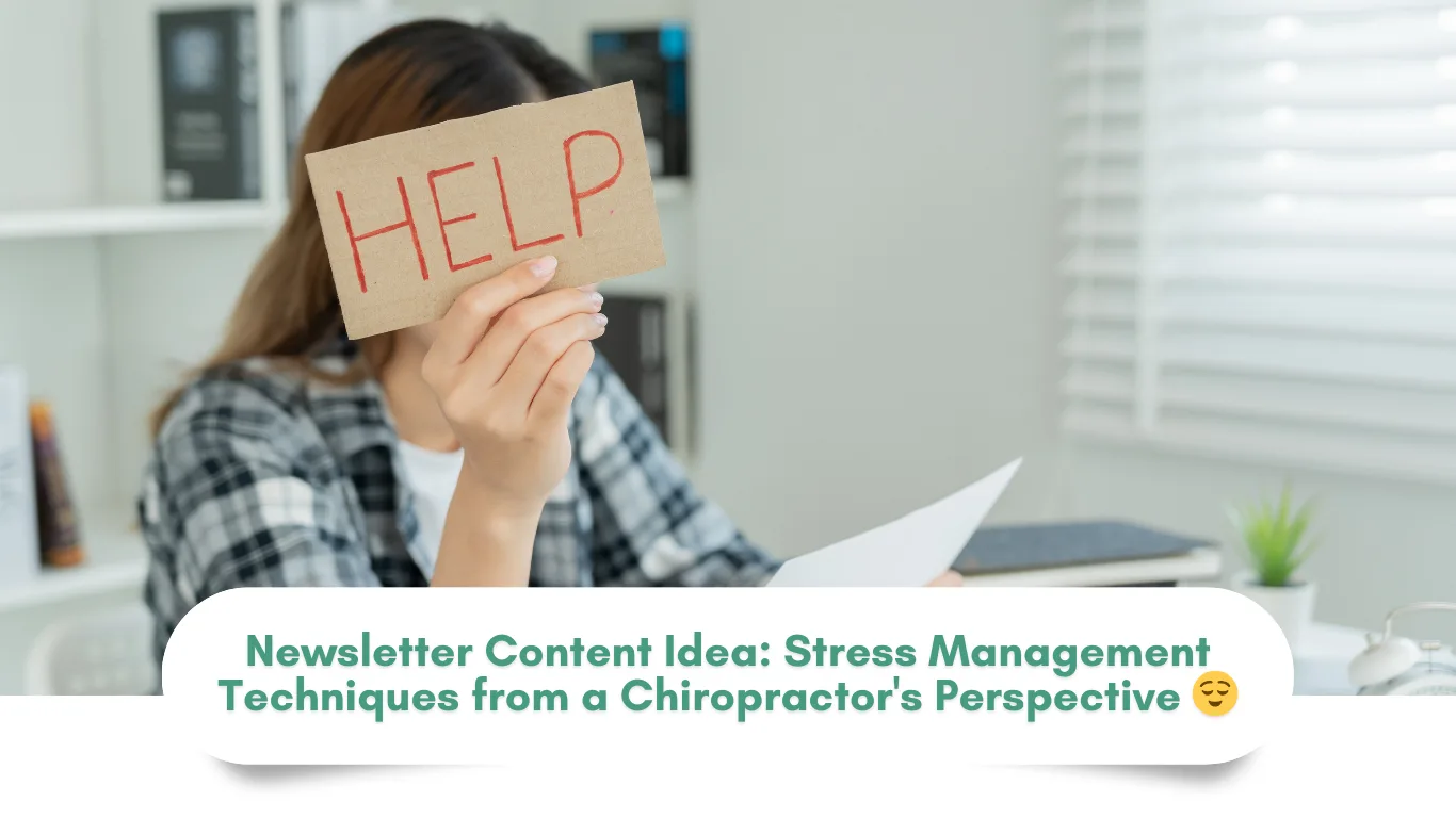 chiropractic newsletter idea header image