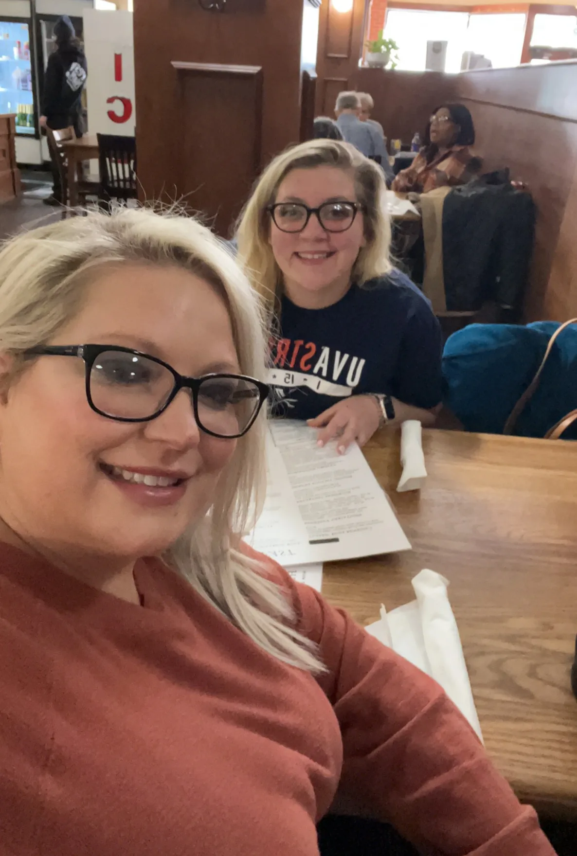 Photo of chiro connect team members Deavon Anderson and Nerissa Brumley