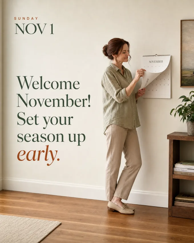 Welcome November! Set your season up early.
