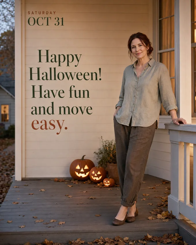 Happy Halloween! Have fun and move easy.