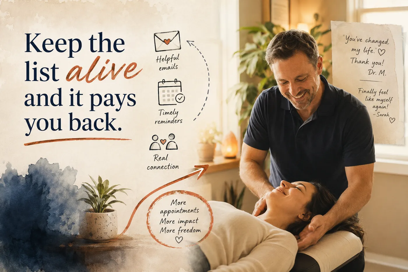 Email deliverability for chiropractic practices.