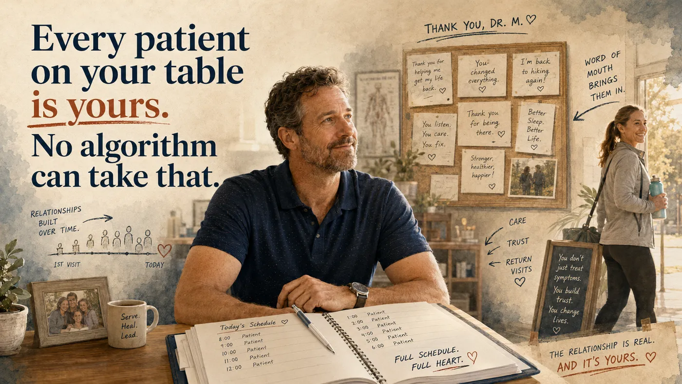 A chiropractic patient list, the asset the practice owns.