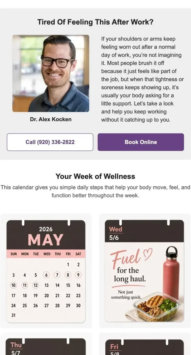 A real Kocken clinic newsletter