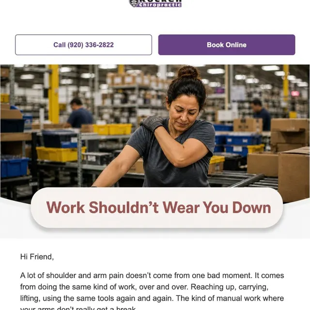 A real weekly patient newsletter